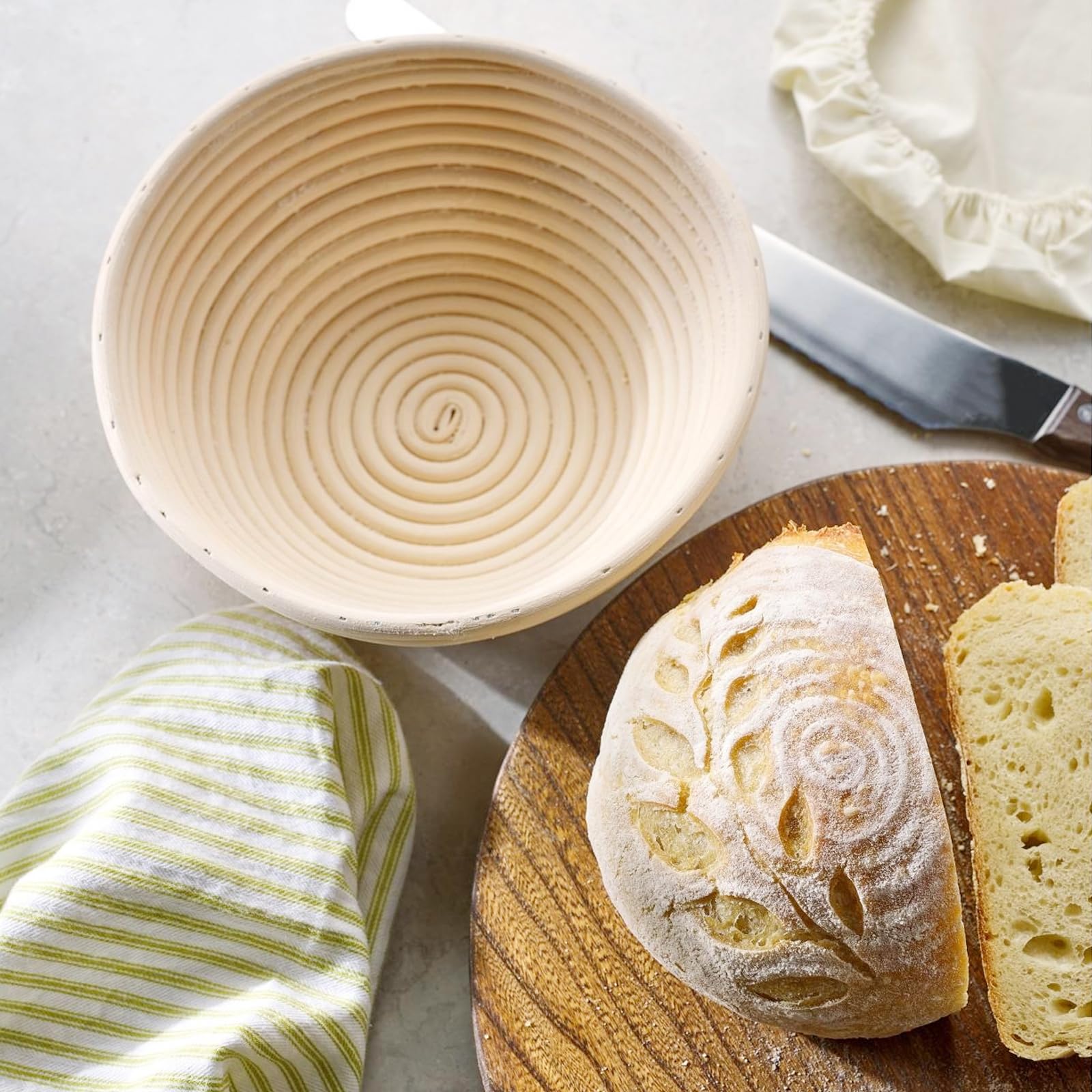 Dimpola Banneton adds artisanal kitchen charm while proofing bread