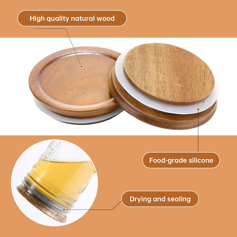 DingCo regular mouth lid with silicone seal preserves contents