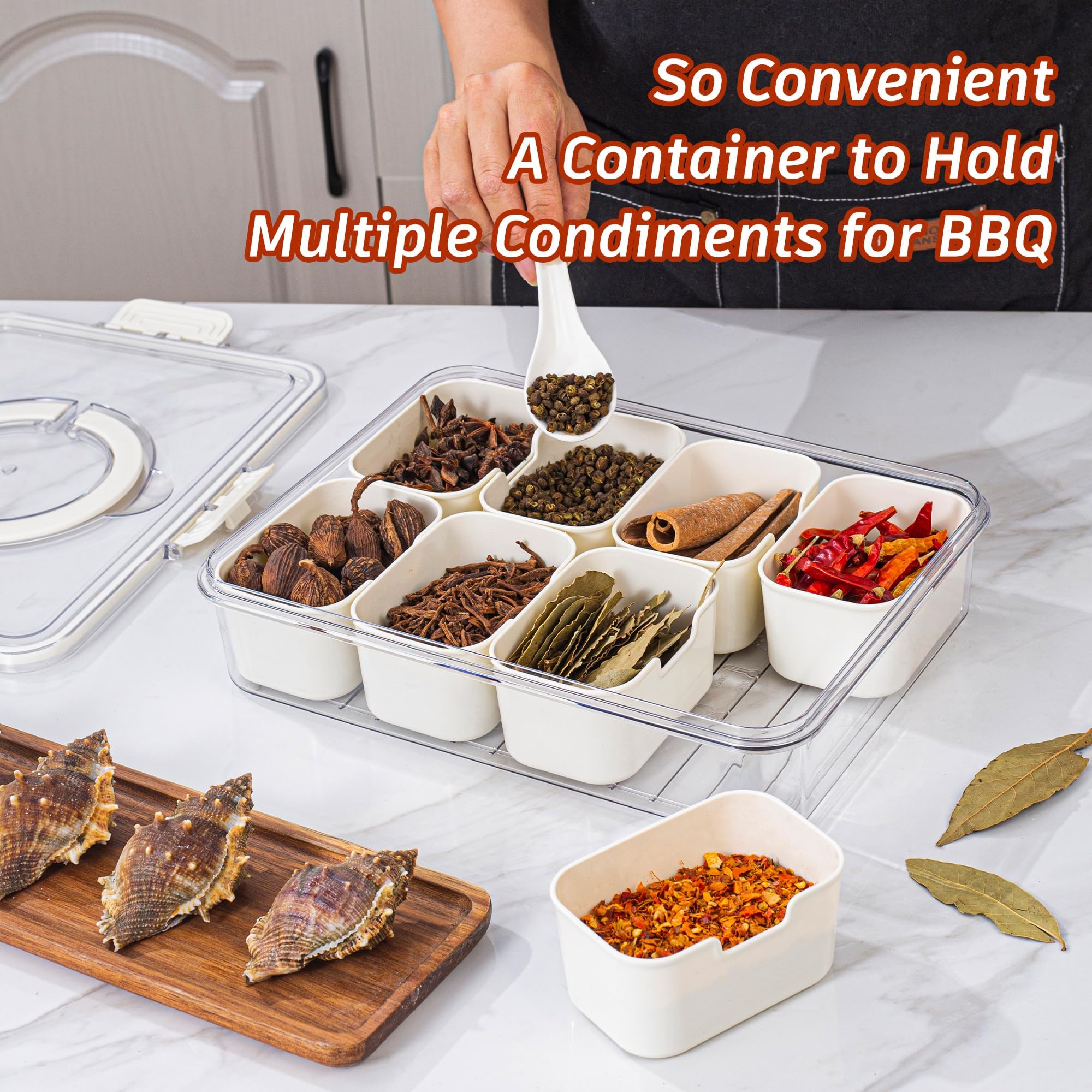 Dingerjar charcuterie-ready tray for elegant appetizer displays.