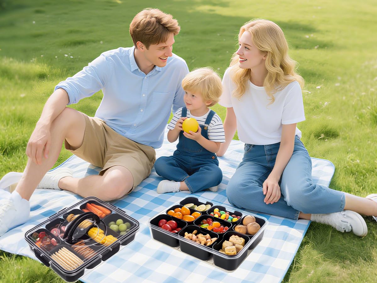 Dingerjar transparent snack container shows contents at a glance