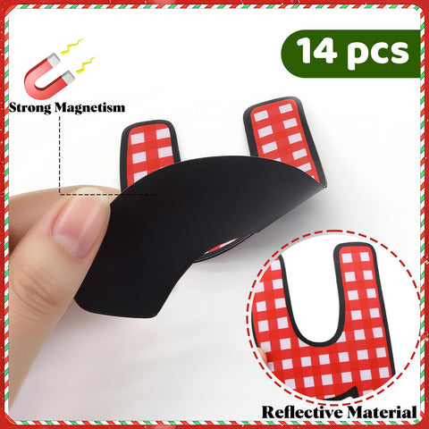 Durable PET magnets from DINGIXOC resist rain and snow on metal