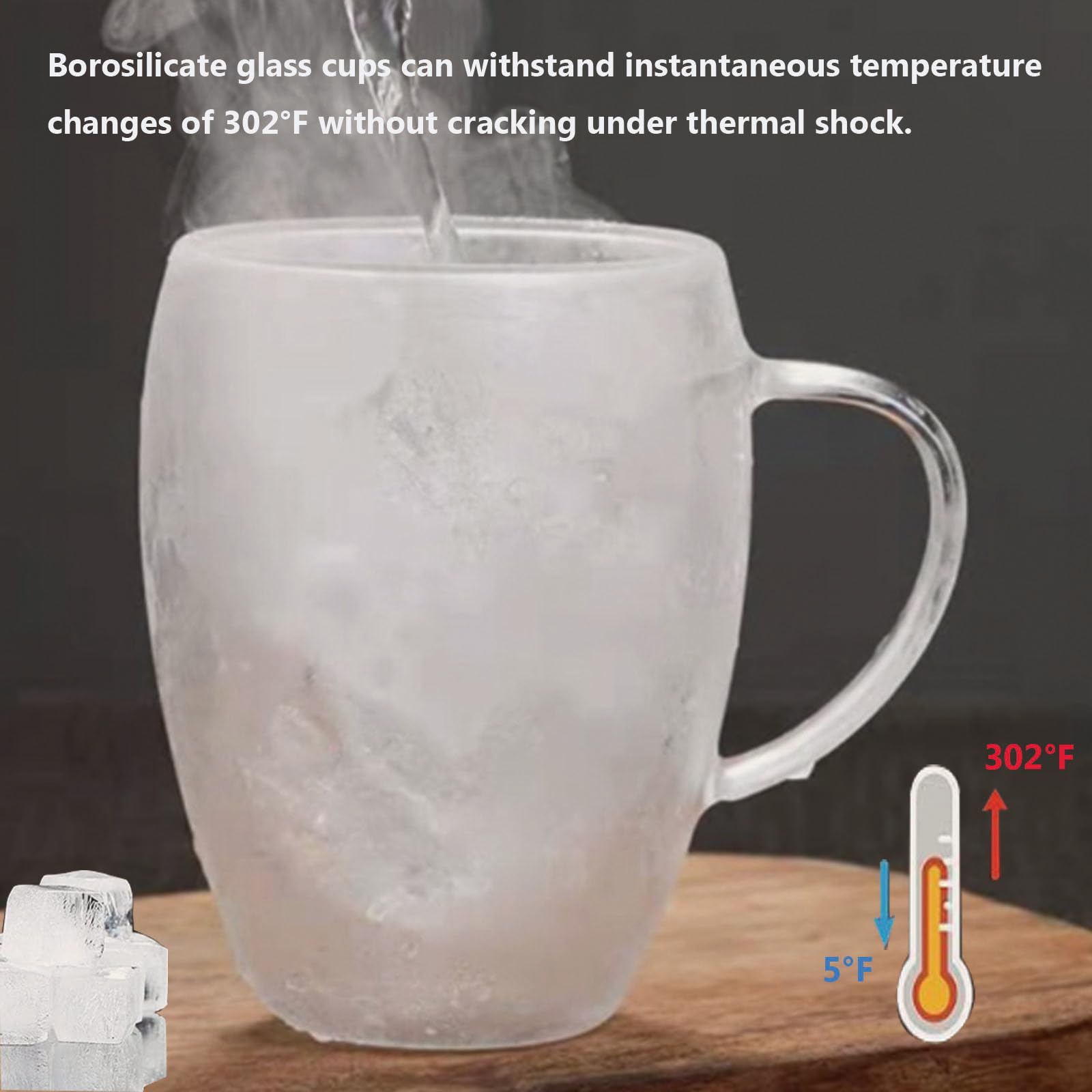 DINGPAI dishwasher-safe glass mug simplifies cleanup after meals