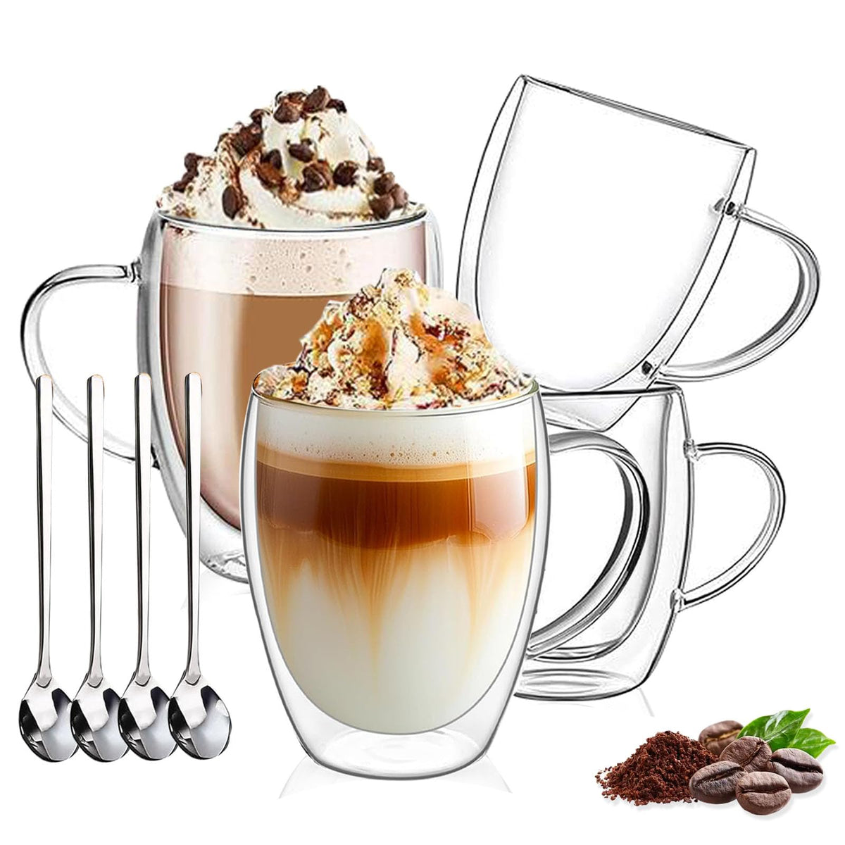 DINGPAI double-wall 12oz mug overview with insulation for temperature stability
