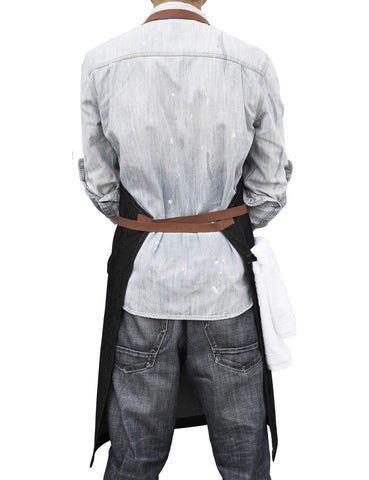 DingSay Trendy apron shows towel loop on the right for handy wiping