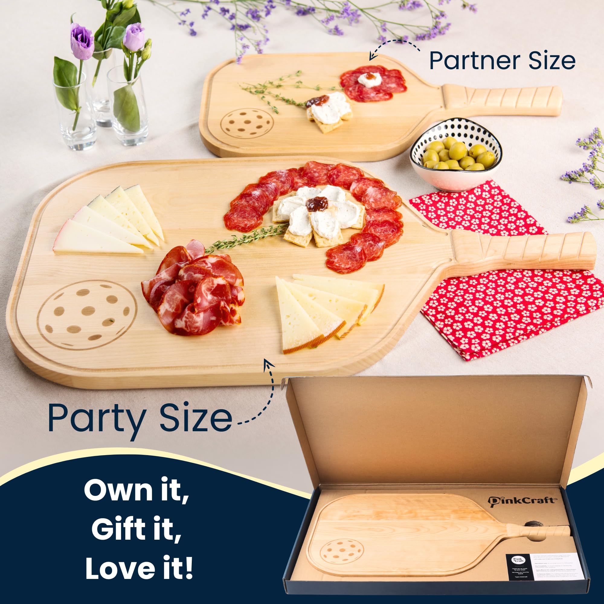 DinkCraft gifting-ready board suitable for home bars and kitchens