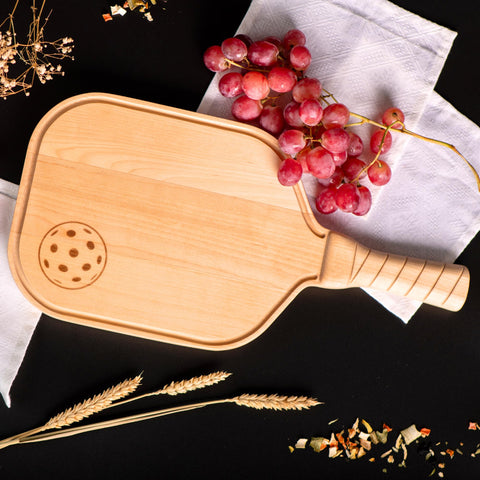 DinkCraft paddle-shape detail highlighting playful design for entertaining guests