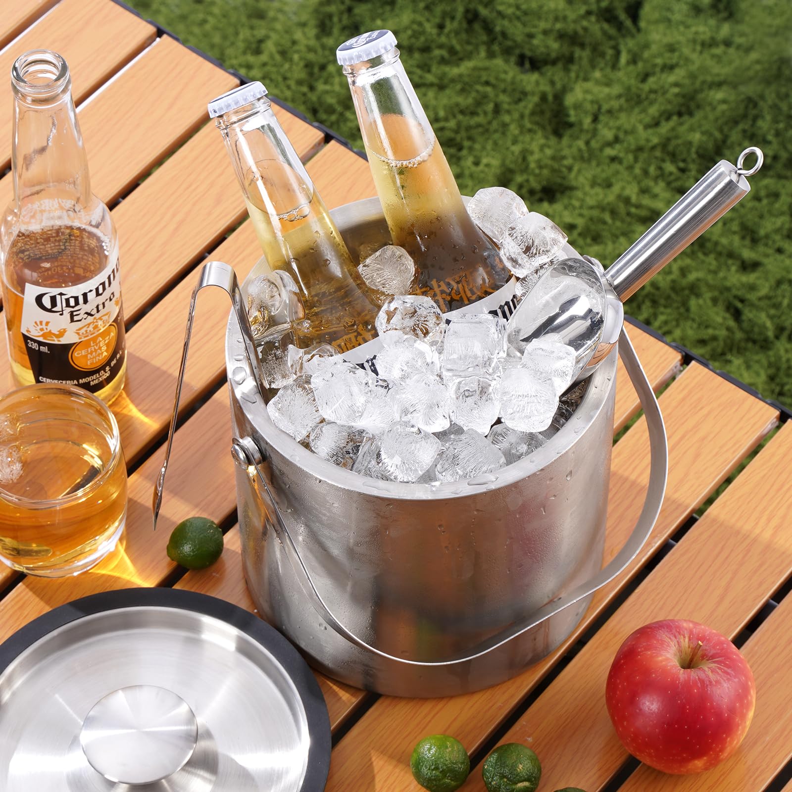 DINOTIME ice bucket ideal for indoor and outdoor entertaining and events.