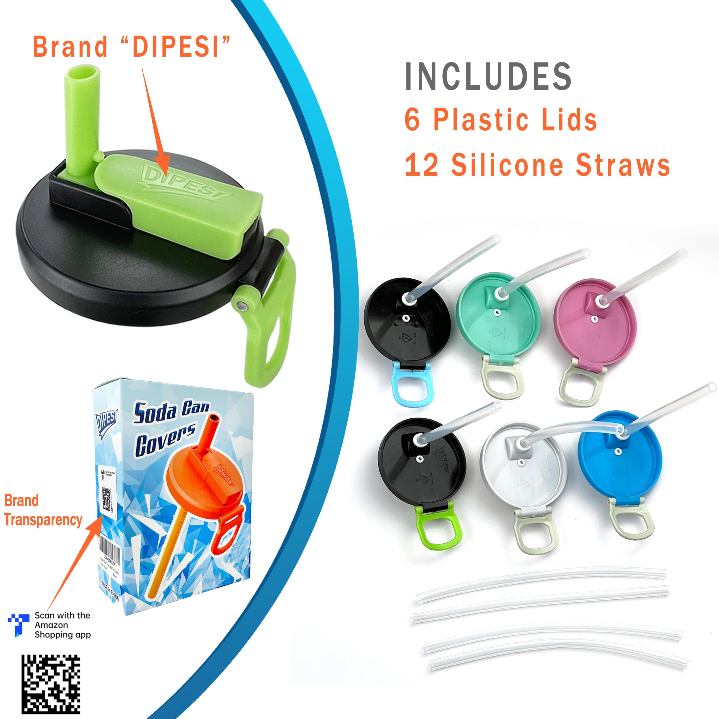 DIPESI leak-proof can lids prevent spills during on-the-go use