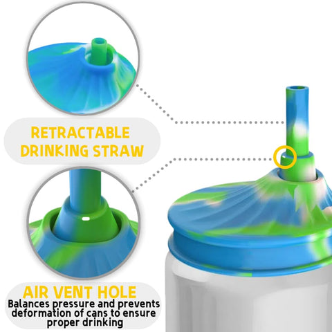 DIPESI retractable straw feature demonstrates hygienic, compact sipping on the go.