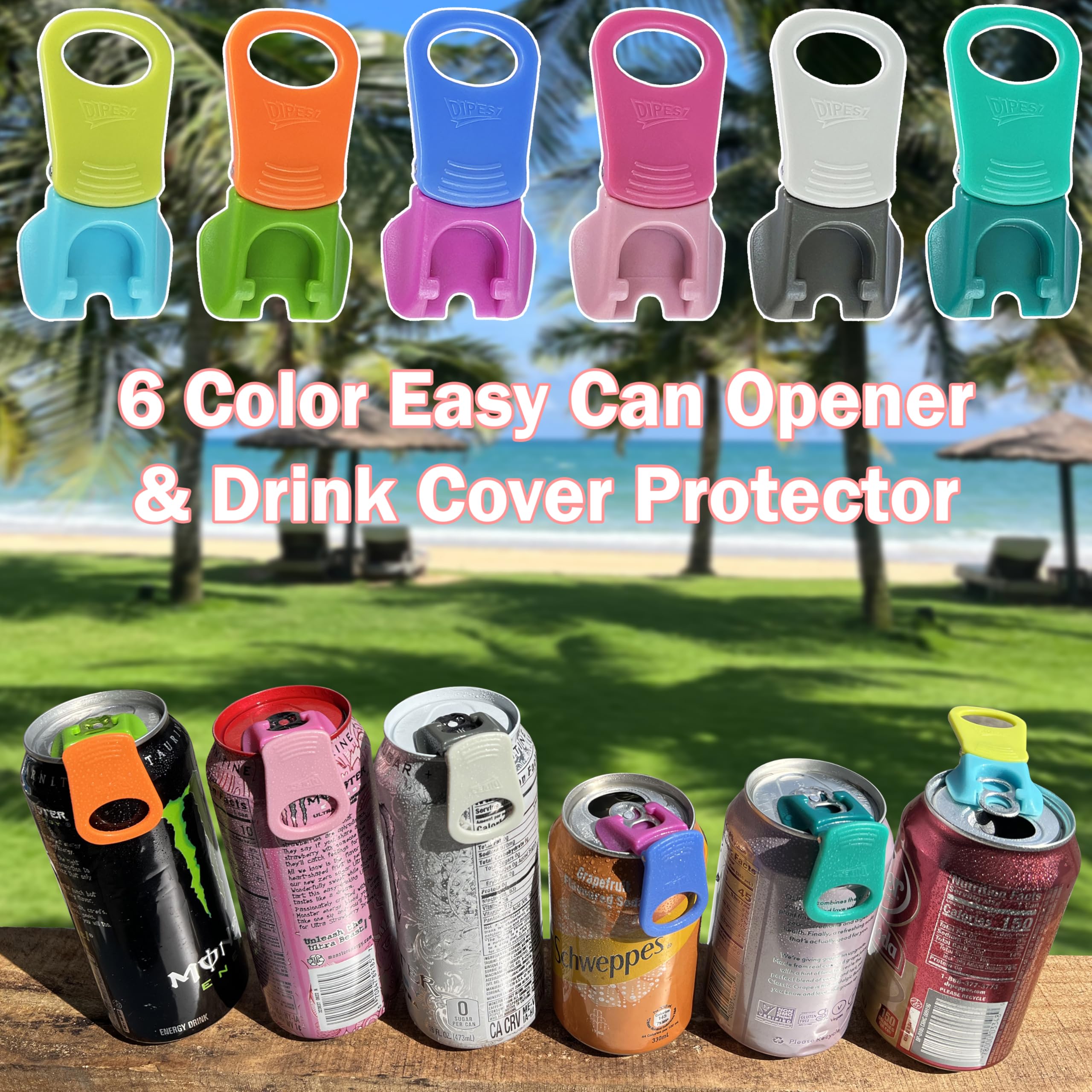DIPESI BPA-free durable material, reusable opener built to last.