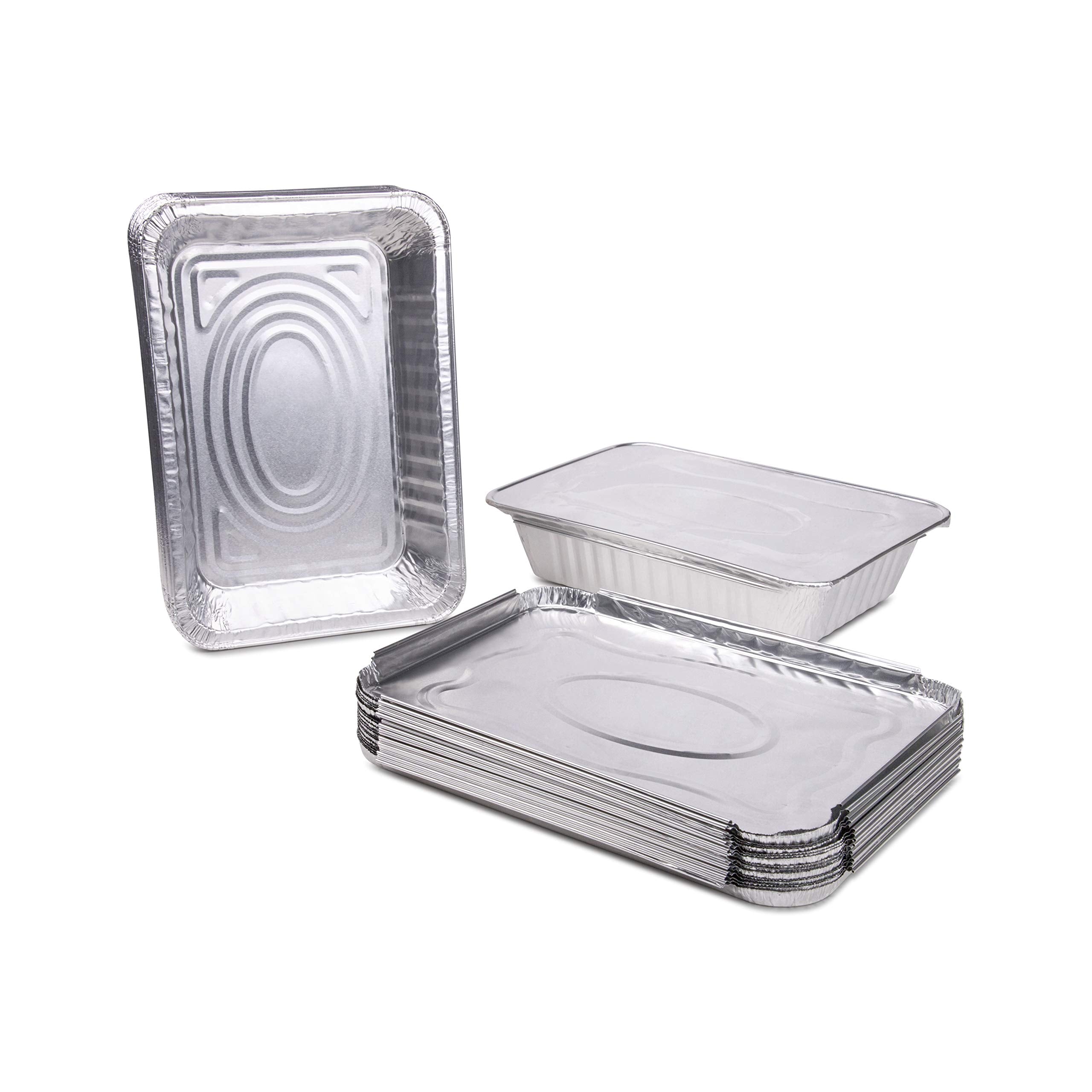 Diplastible meal-prep pan suitable for catering and events.