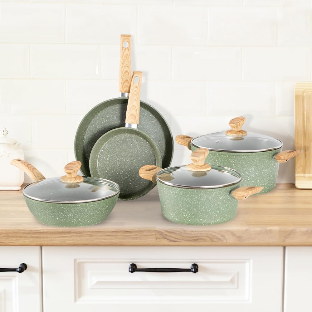 DishDelight easy-clean granite surface simplifies post-cook cleanup.