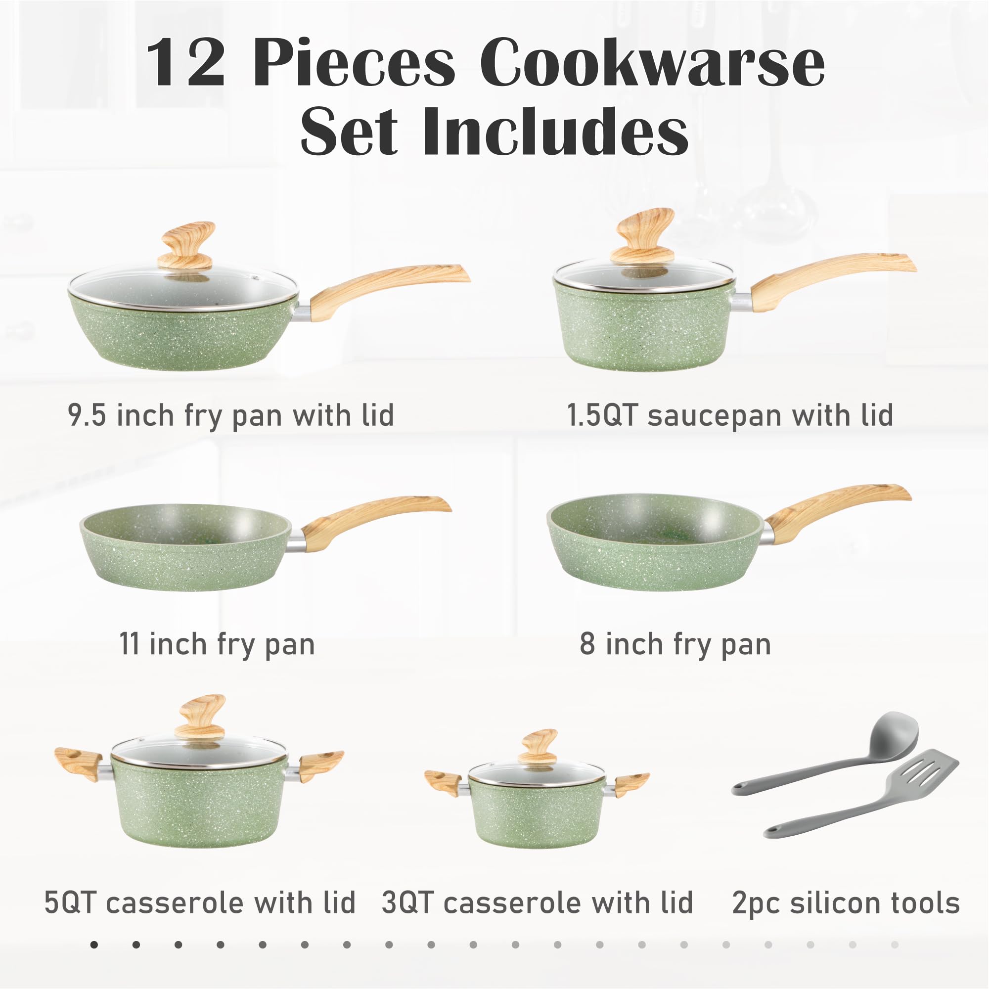 DishDelight 3-quart casserole with lid suited for braising and family meals.