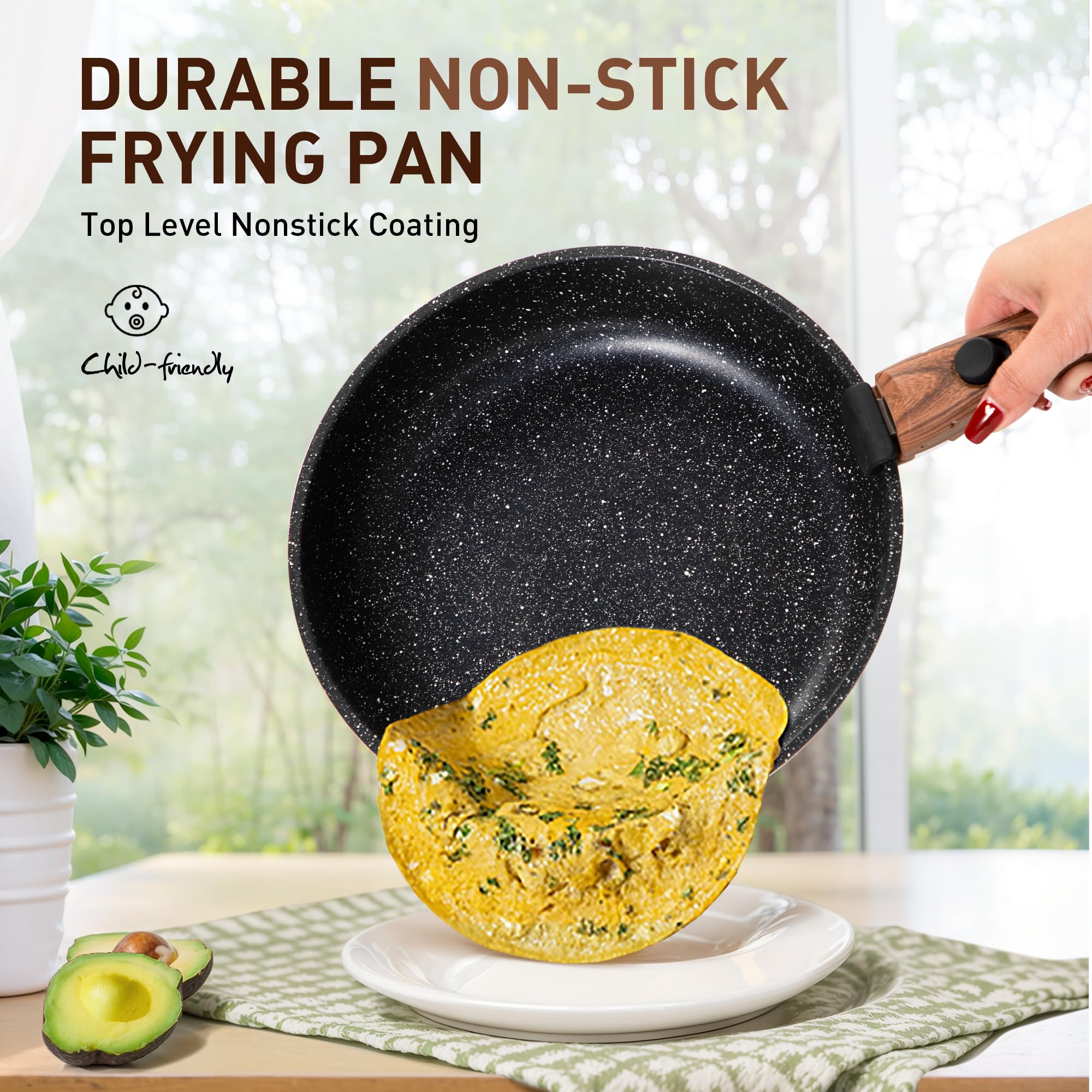 DishDelight nonstick coating for easy cleanup after cooking