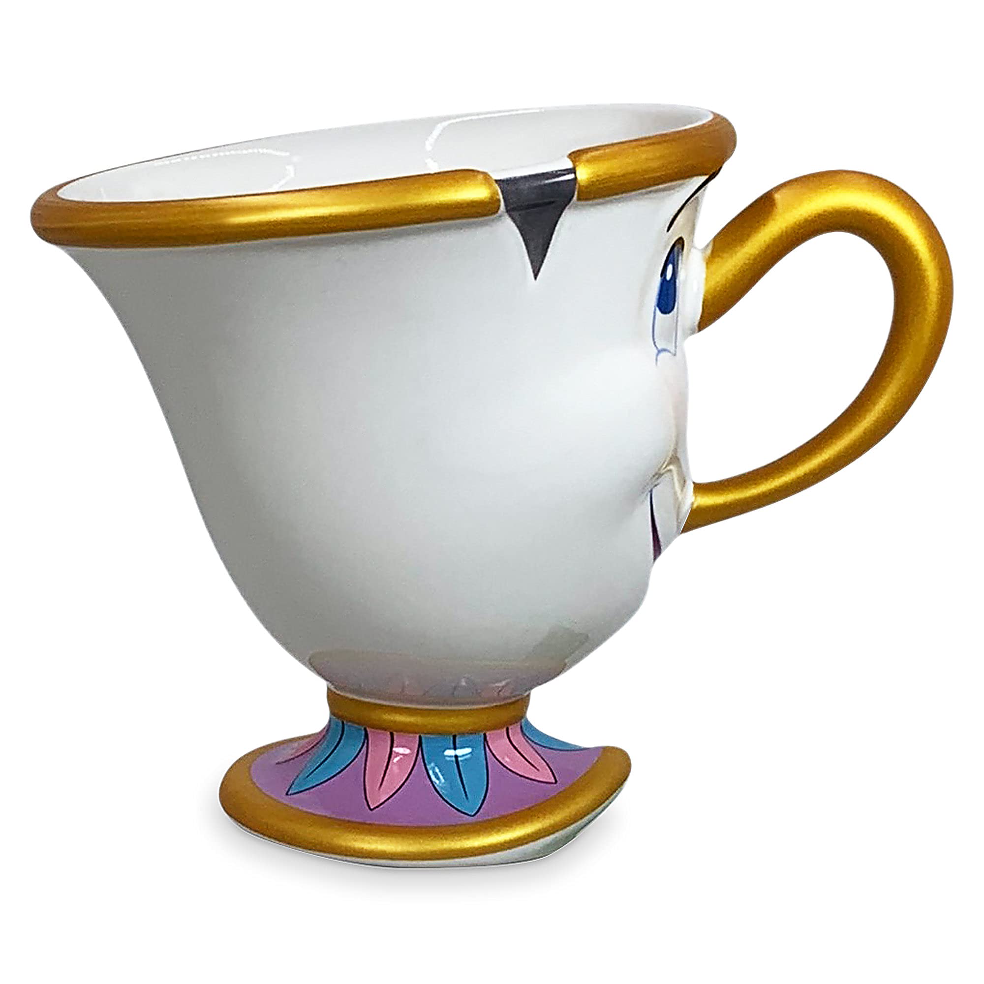 Disney Chip Mug with angled rim and chip detail for characterful sipping.