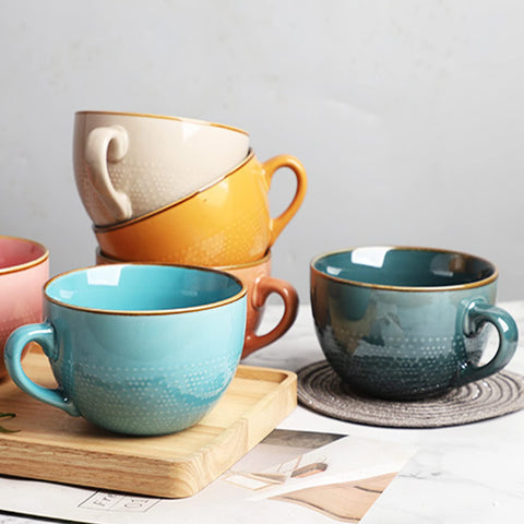 Disoza beige gift-worthy mug, versatile for kitchen and desk.