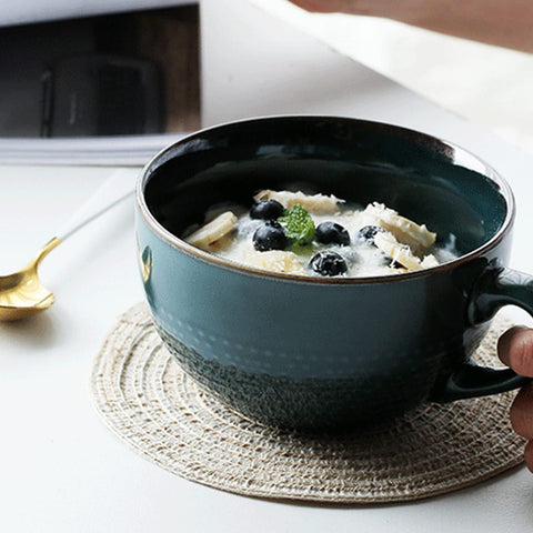 Disoza soup bowl mug suited for ramen, salads, and cozy meals.