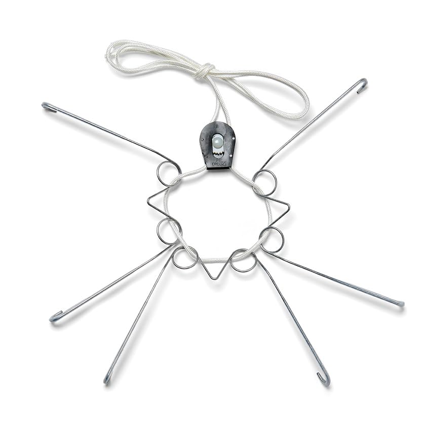 Display Buddie adjustable wall plate hanger highlights versatile round platters securely