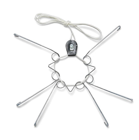 Display Buddie adjustable wall plate hanger highlights versatile round platters securely