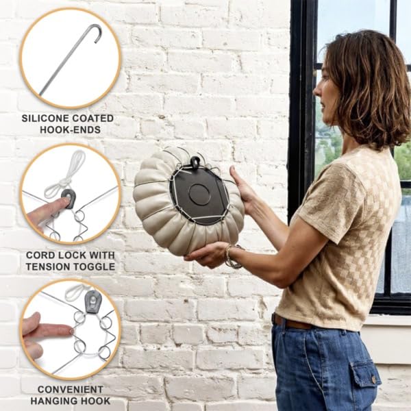Display Buddie marine-grade cord withstands outdoor use with reliable tension