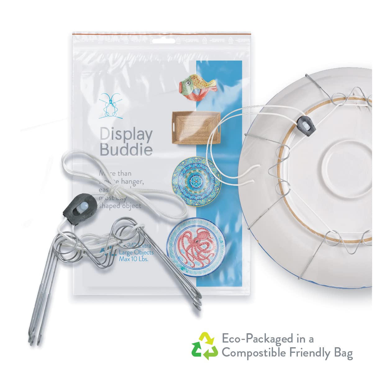Display Buddie marine-grade cord with lock keeps tension for secure holds