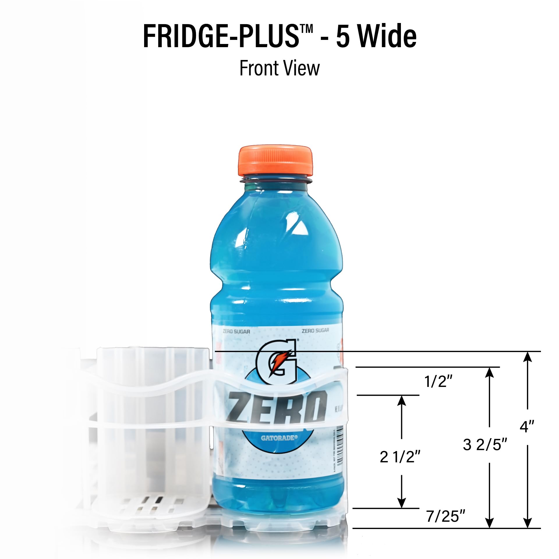Display Technologies Fridge-Plus in-fridge installation for organized drinks