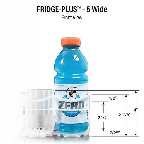 Display Technologies Fridge-Plus in-fridge installation for organized drinks