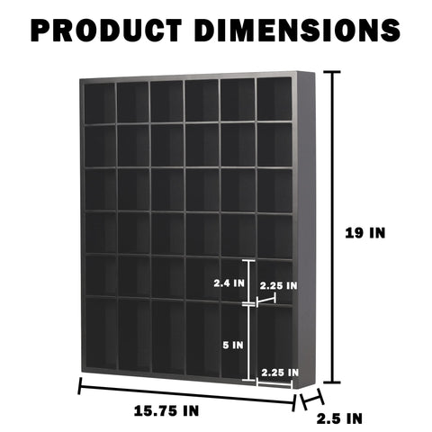 DisplayGifts freestanding no-door case provides easy access