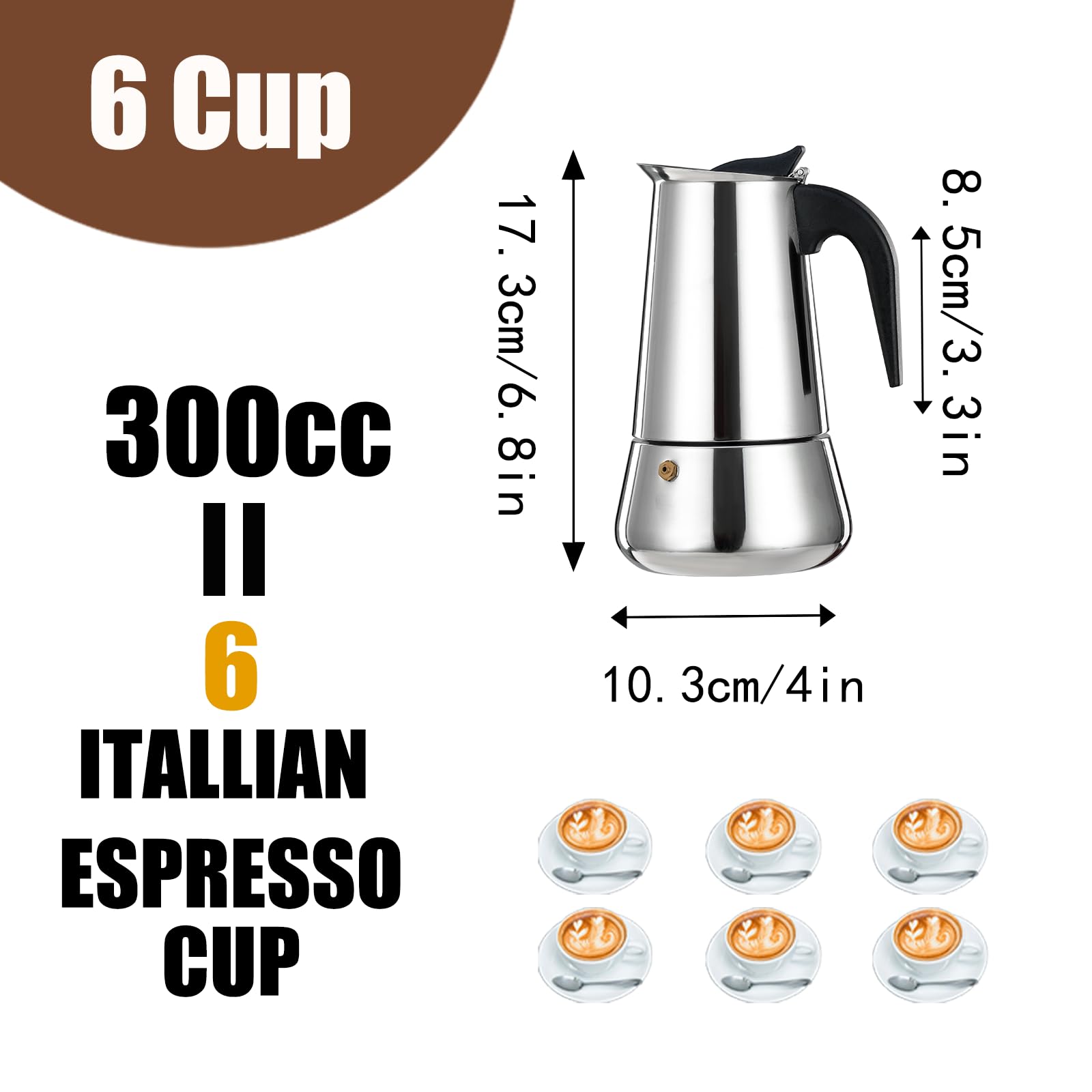 DITOSH moka pot safety valve and threaded joint for safe extraction