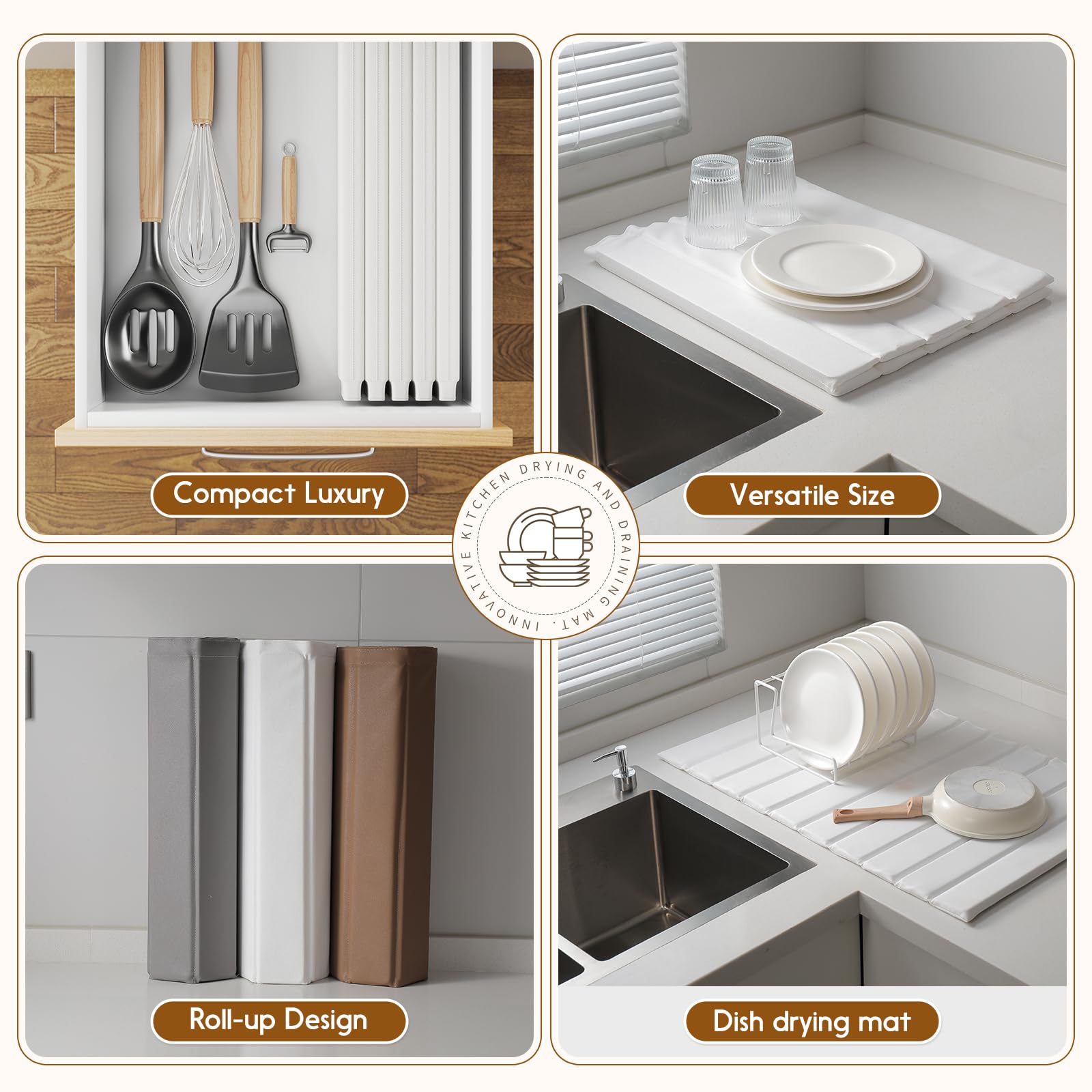 Ditother heat-resistant mat doubles as a sturdy kitchen trivet.