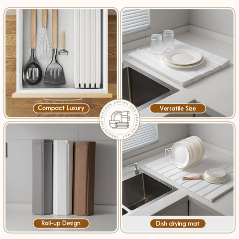 Ditother heat-resistant mat doubles as a sturdy kitchen trivet.