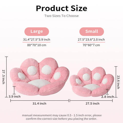 Ditucu Cat Paw Cushion floor mat provides versatile lounging options.