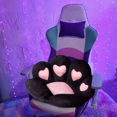 Ditucu cat paw cushion heart shaped seat pad close up for cozy use