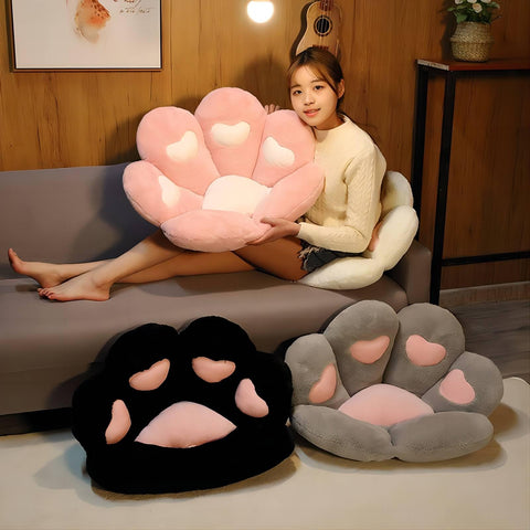 Ditucu cat paw cushion living room decor accent for lounging