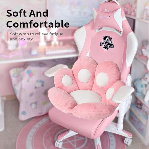 Ditucu Cat Paw Cushion plush fabric enhances comfort during long sessions.
