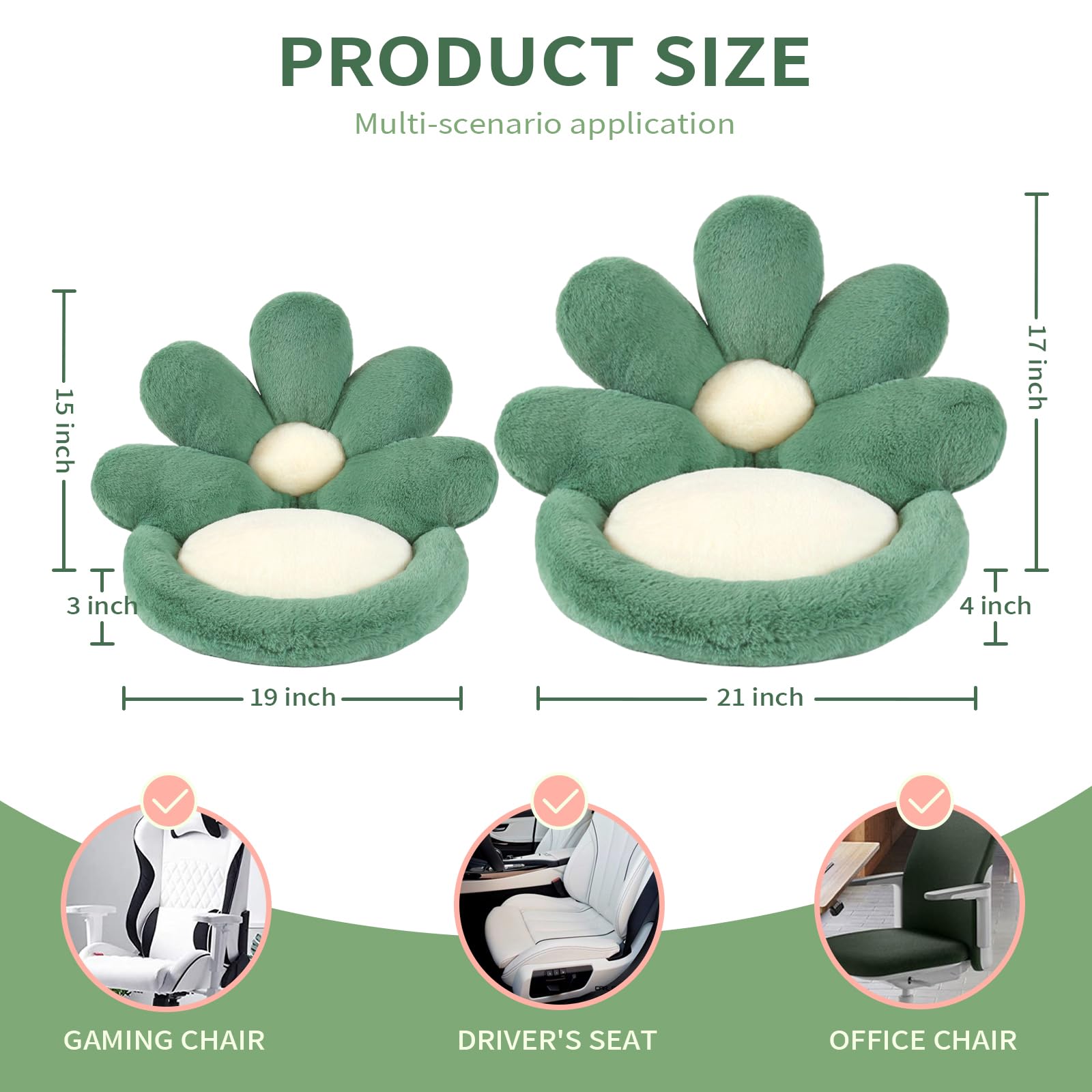 Ditucu Floral Design seating brings aesthetic charm and gentle back support.