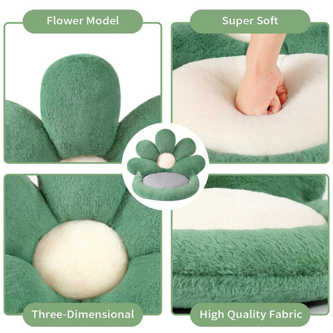 Ditucu flower shape chair pillow in bedroom decor enhances soft seating