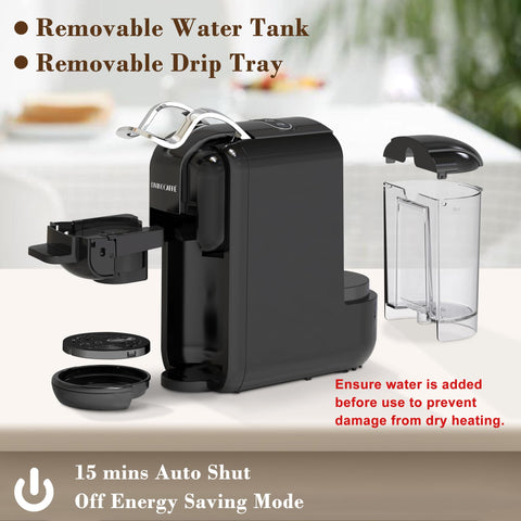 DIVINOCAFFÉ removable parts simplify cleaning and maintenance
