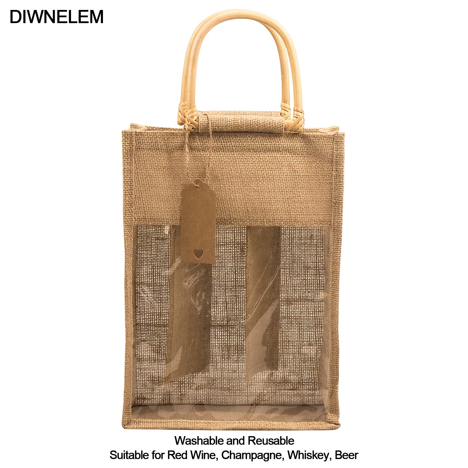 DIWNELEM clear window highlights label for stylish gifting.