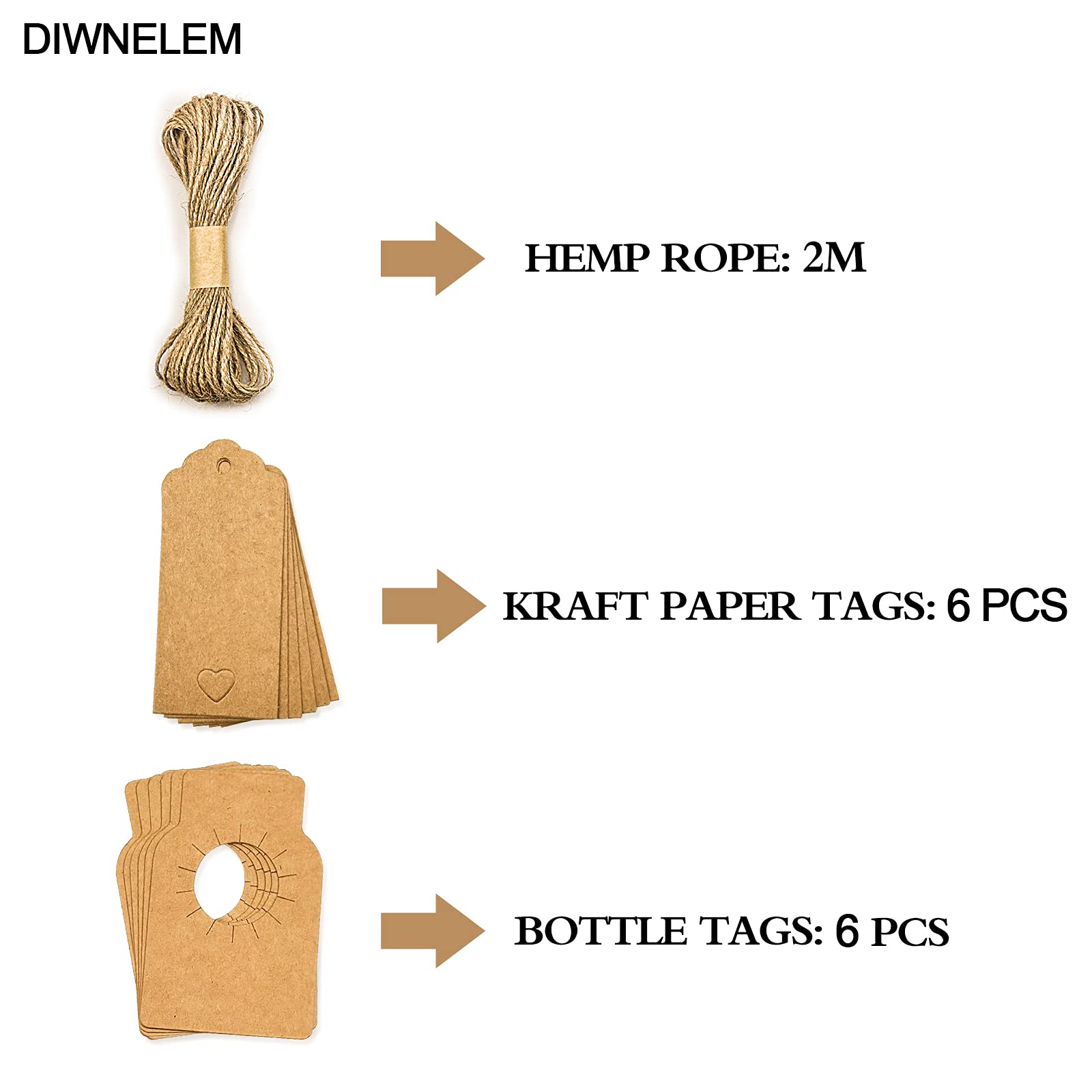 DIWNELEM burlap gift bags suit weddings, parties, tastings.