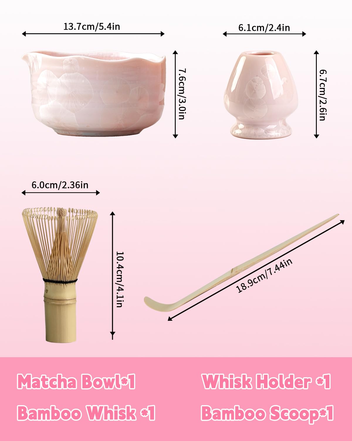 DIWU bamboo chasen holder with lid