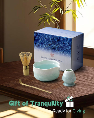 DIWU tea ceremony set supports traditional matcha preparation at home