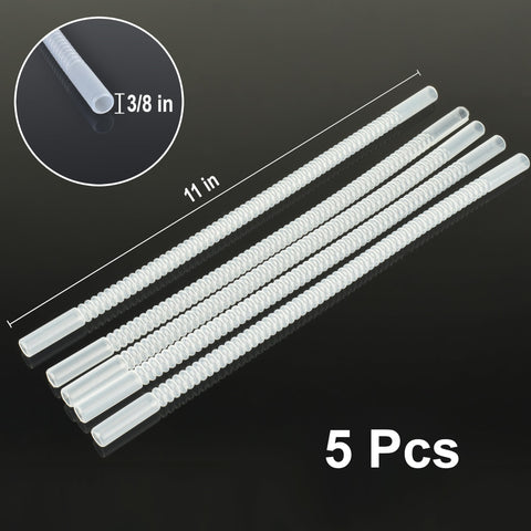 Diximus Bendable Straw 0.375-inch diameter fits standard cups and bottles.