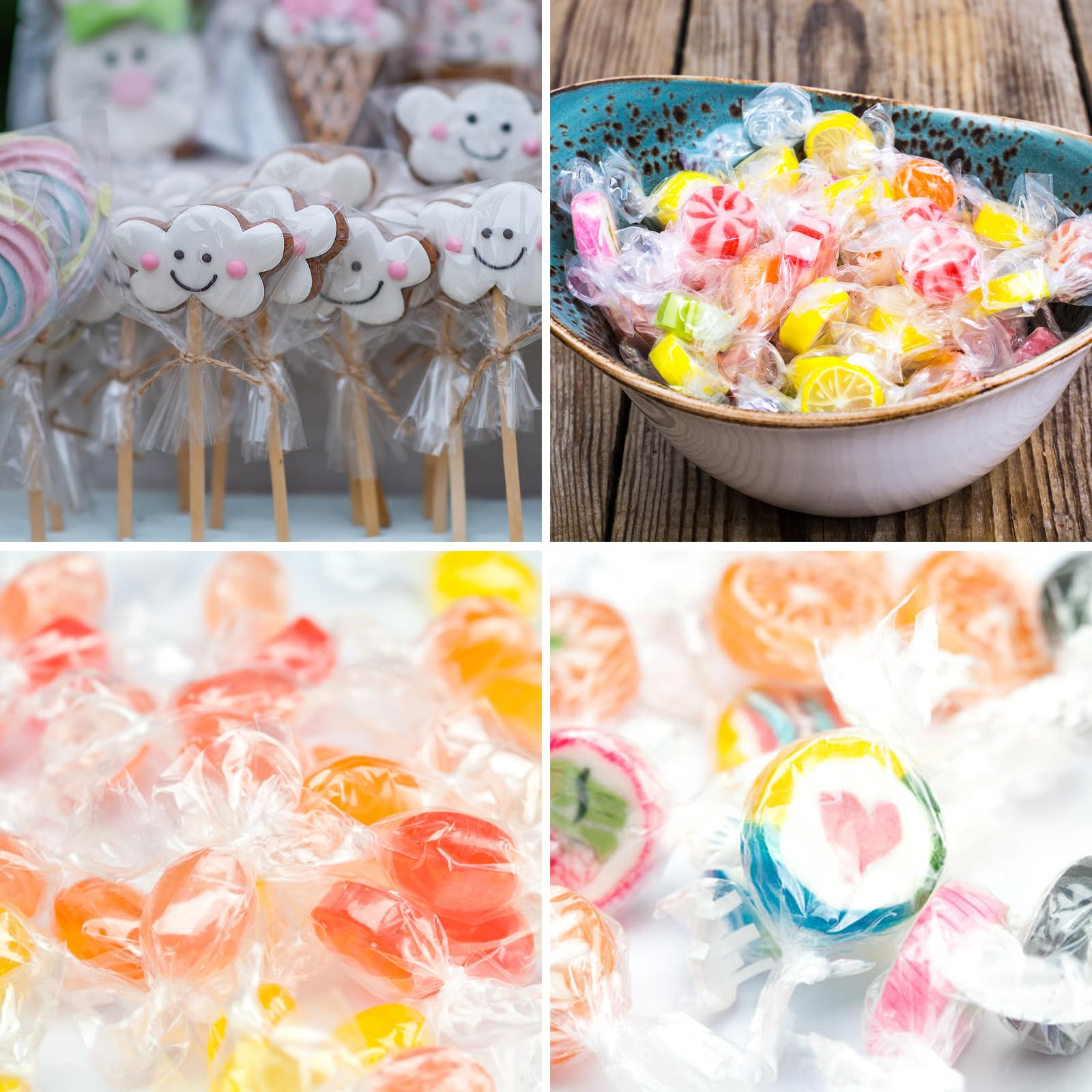 DIYASY greaseproof, tasteless material protects treats while staying lightweight.
