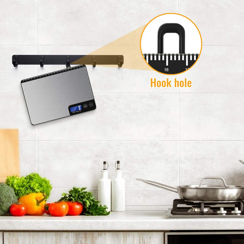 Diyife hangable design saves counter space in kitchens.