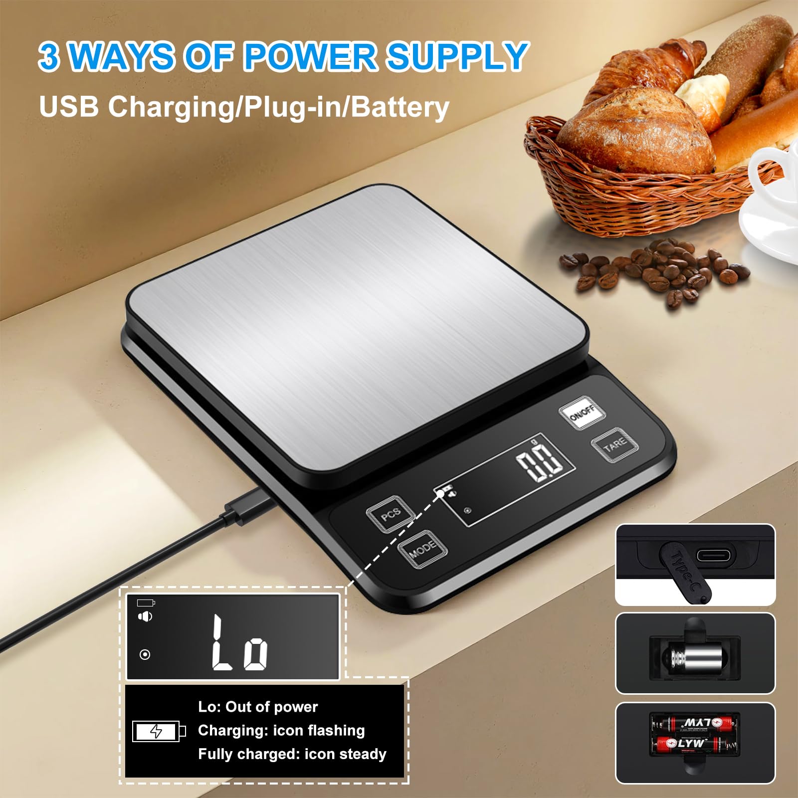 Diyife USB-C rechargeable power option keeps kitchen prep uninterrupted