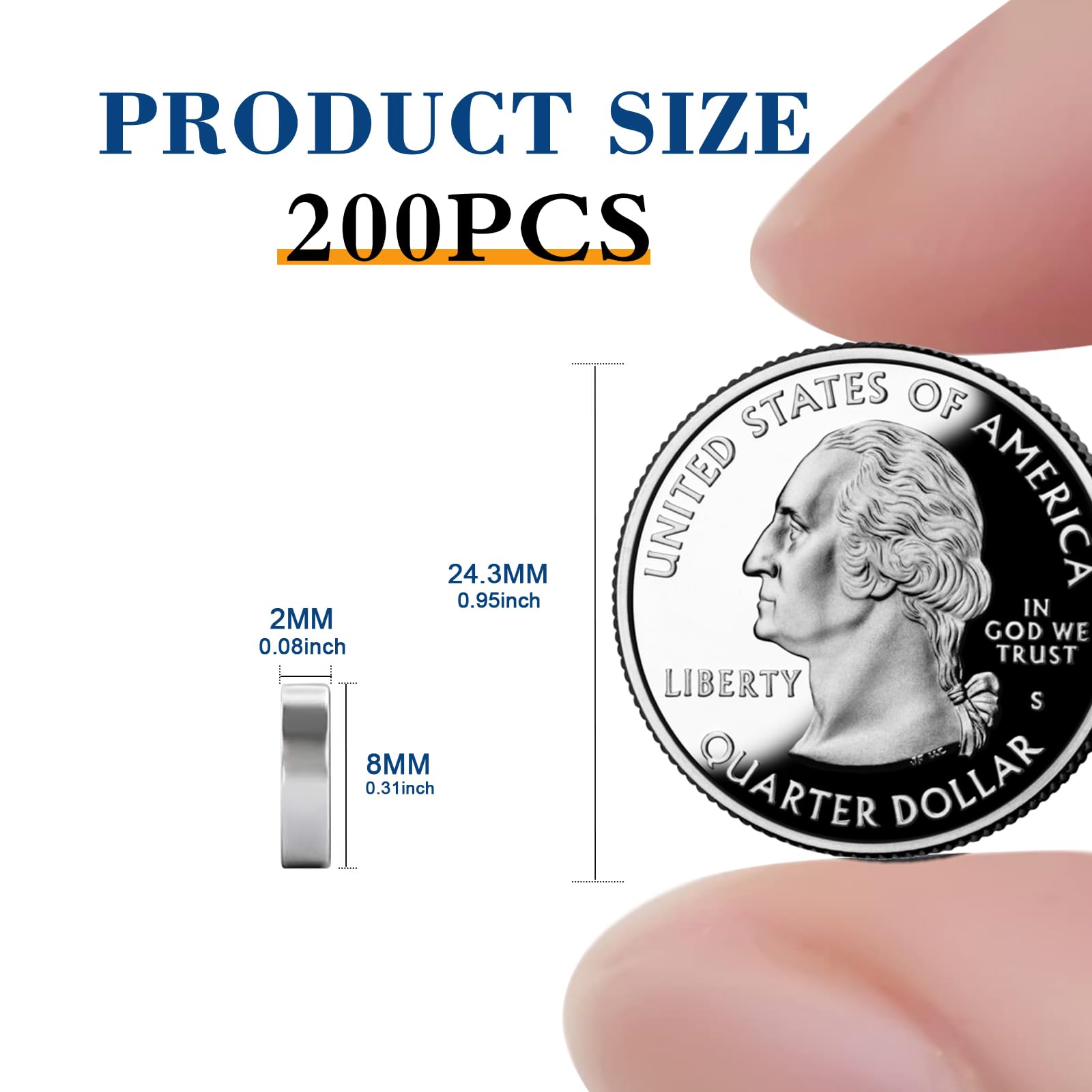 DIYMAG brushed nickel magnets resist demagnetization and corrosion for longevity