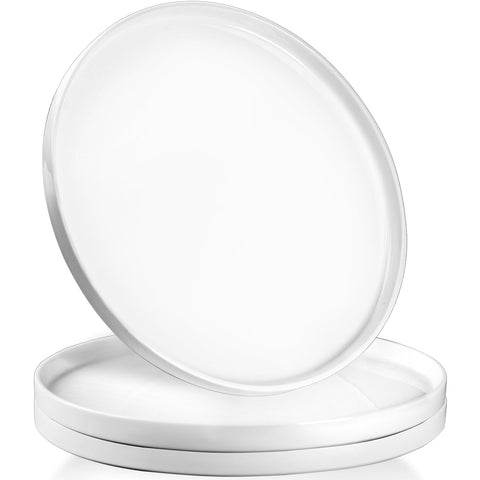 Dizada 12-inch ceramic serving tray round for elegant entertaining.