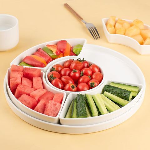 Dizada bottom tray can be used on its own for versatile serving.