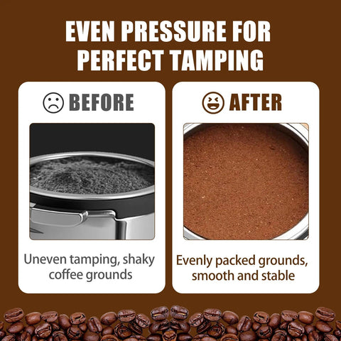 DJBNT mat stabilizes your espresso setup during tamping for a cleaner workflow.
